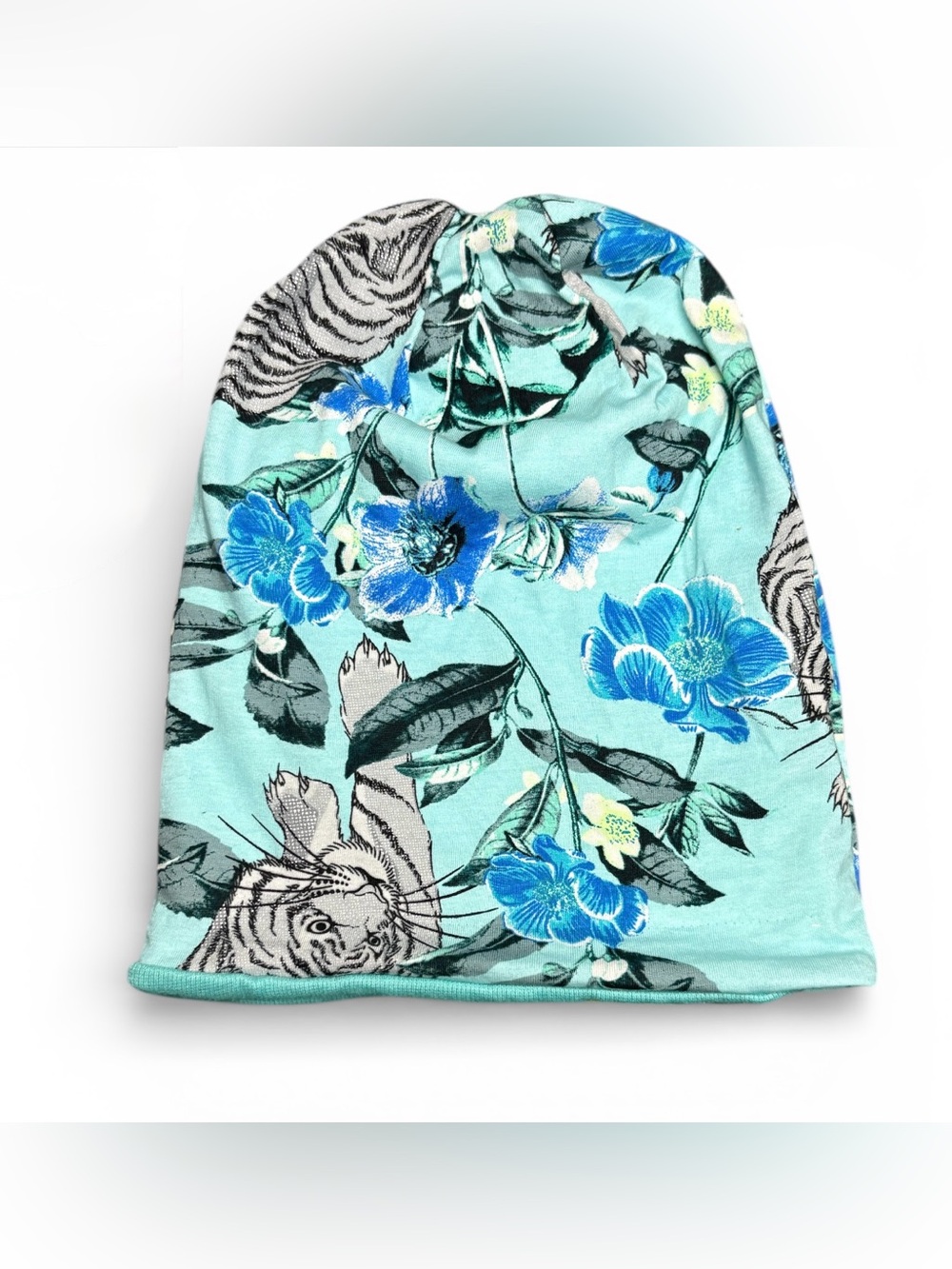 Blue bonds printed beanie/toque